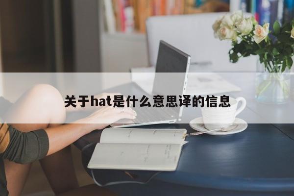 关于hat是什么意思译的信息